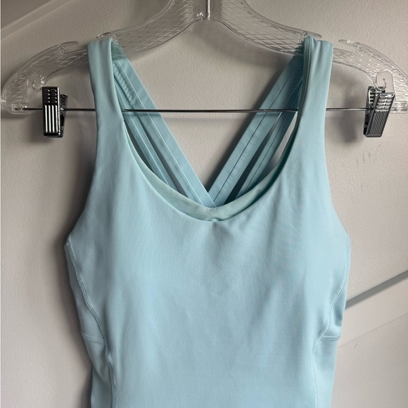 Lululemon Stash N Run Tank Blue Glow Athletic Tank Top size 8 - Picture 8 of 10